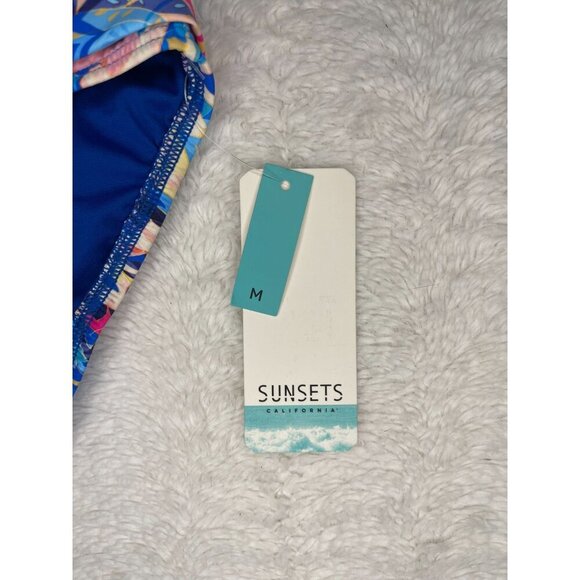 NEW Sunsets Simone Tankini Swimsuit Medium Gypsy Breeze Unforgettable Bottom - Picture 3 of 9